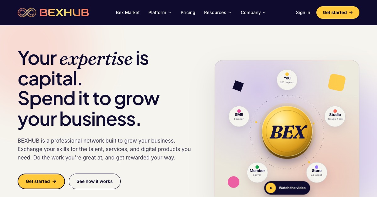 BEXHUB screenshot